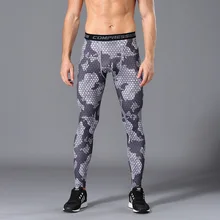 Камуфляжные компрессионные штаны для бега, мужские футбольные тренировочные штаны, спортивные Леггинсы для фитнеса, Мужские штаны для бега в тренажерном зале, спортивная одежда