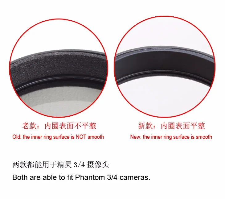 Sunnylife ND8 Dimmer ND 8 Light Microscopy Lens Filter For DJI Phantom 4/3 ProfessionalAdvancedStandard