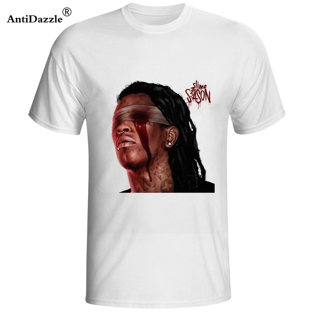 Antidazzle Young Thug Мужская и женская крутая футболка хлопковая персонализированная |