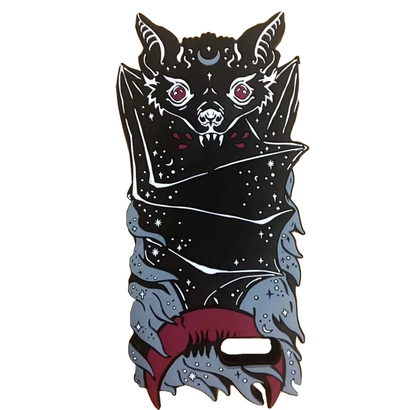 

Ritozcase New Fashion 3D vampire bat soft silicone case cover For Iphone 6 6S plus 7 8 plus Hot cartoon animals monsters shell