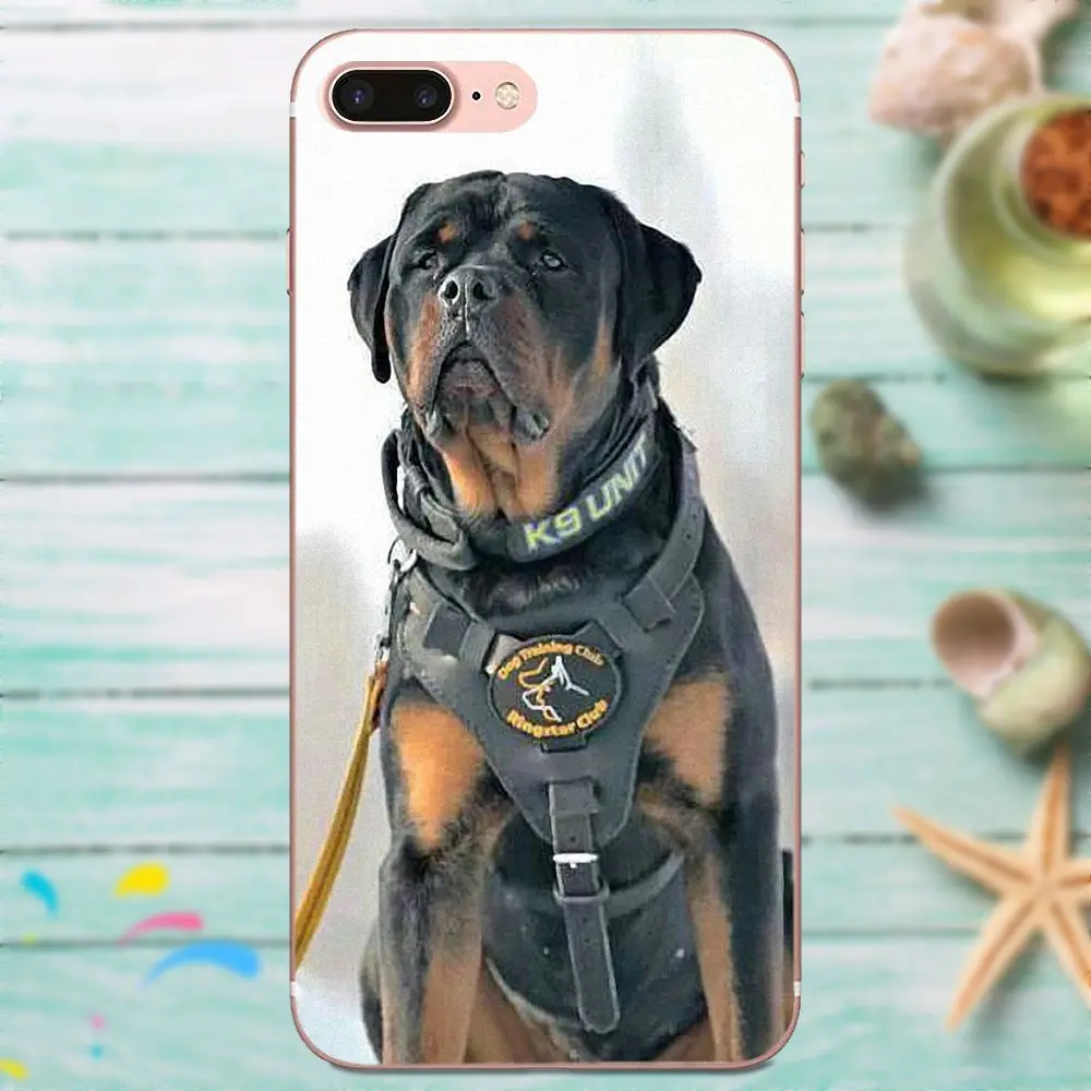 ТПУ индивидуальный дизайн новый Ротвейлер Собака для Samsung Galaxy Note 5 8 9 S3 S4 S5 S6 S7 S8 S9 S10