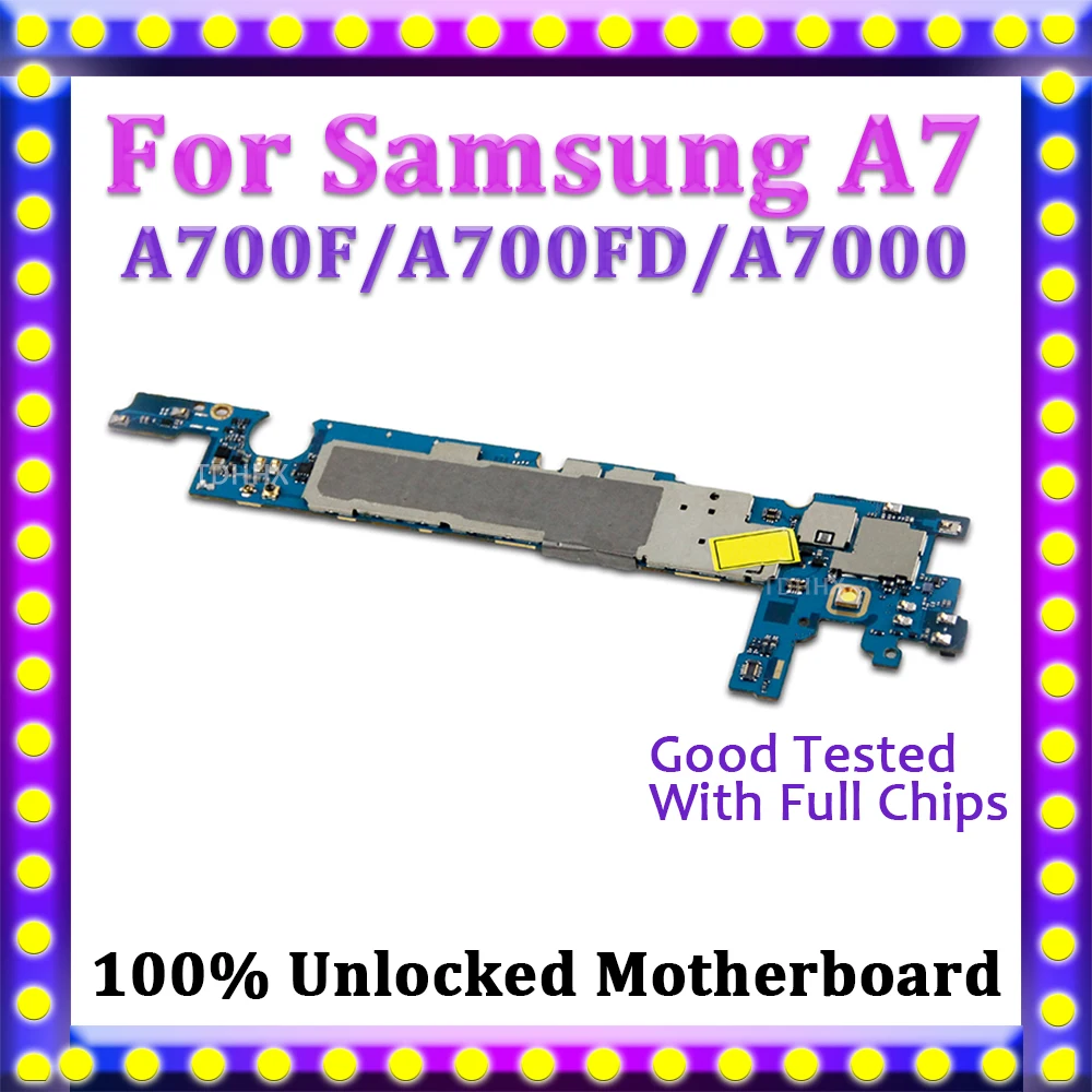 

100% Unlocked High Quality Mainboard Motherboard Logicboard For Samsung Galaxy A7 A7000 A700F A700FD Motherboard With Full Chips