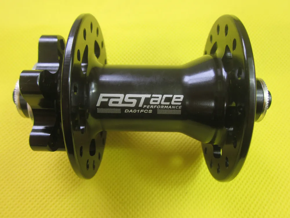 186 г Fastace DA201 MTB J-hook ПЕРЕДНЯЯ СТУПИЦА DA01FCS дисковый тормоз o.l. d 100 мм черный красный 24 28 32 отверстия Запчасти для горного велосипеда с QR