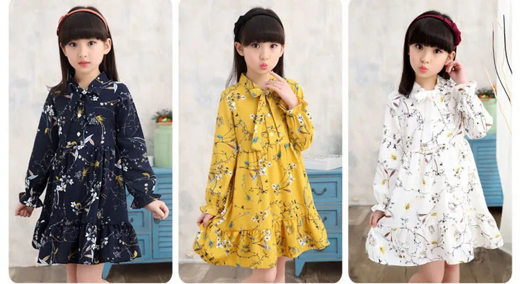  Chiffon Dress Children Girl Long Sleeve Clothing Autumn Spring 2019 Floral Princess Dress Girls Party Teen Girl Clothes  4 5 6 7 8 9 10 11 12 13 14 15 years big baby  toddler  girls' dresses floral dress girls (3).jpg