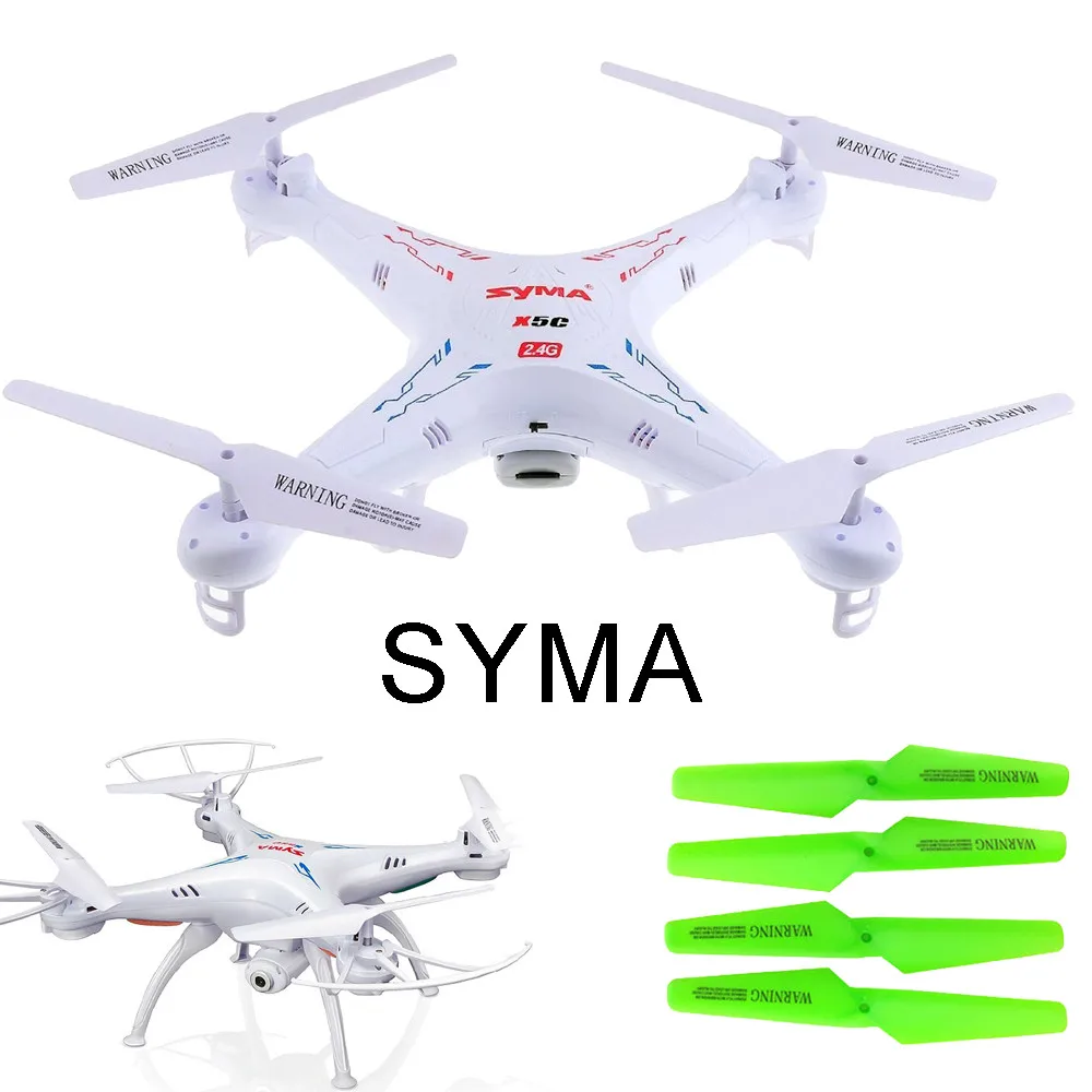 4 шт. пропеллеры для Syma X5C X5SC X5SW авиационные пропеллеры лезвия аксессуары запасная часть Прямая 0207#2