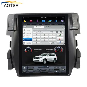 

Tesla Style Android 6.0 Radio Receiver GPS Navigation 10.4 Inch 1080P BIG Screen NO Car CD/DVD Player For Honda Civic 2016 2017