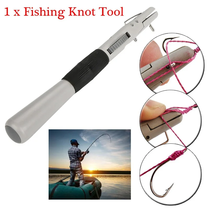 

Portable Metal ABS Manual Hook Tier Machine for Fishing Hooks & Line Fishing Line Winder Knot Multifunction Fishing Tools
