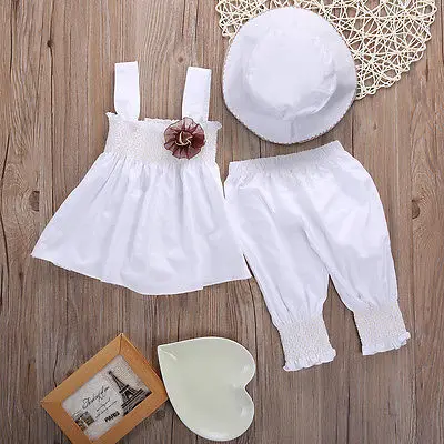 

Newborn Baby Girls Princess Dress Tops Pants Hat 3pcs Kids Outfits Sets Baby Girls Clothes Set Girls Clothing Set 0 24M