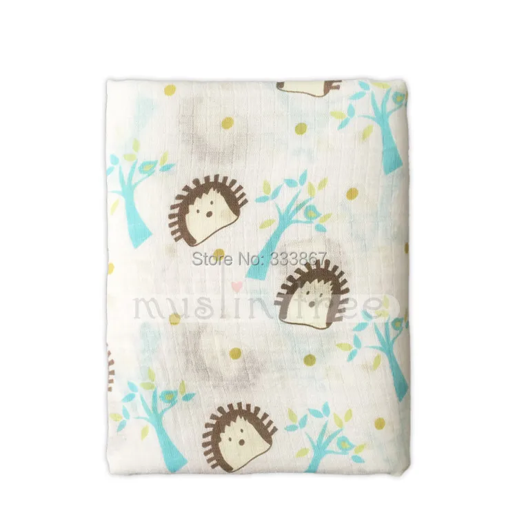 

1 U PICK Multifunctional Muslin Tree 70% Bamboo + 30% Cotton Soft Newborn Baby Bath Towel Swaddle Blankets 25 Designs Baby Wrap