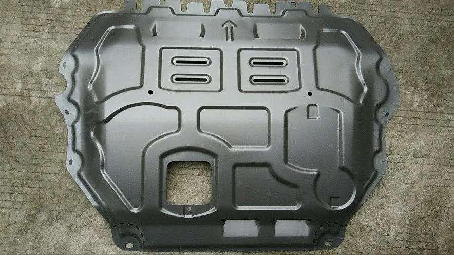 Высокозвездная марганцевая стальная Автомобильная опорная плита двигателя, нижняя панель двигателя, брызговик, защитная пластина двигателя для Volkswagen Tiguan