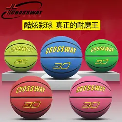 Официальный стандартный размер #3 #4 #5 #6 резиновый Баскетбол крытый/открытый детский женский тренировочный спортивный украшение на