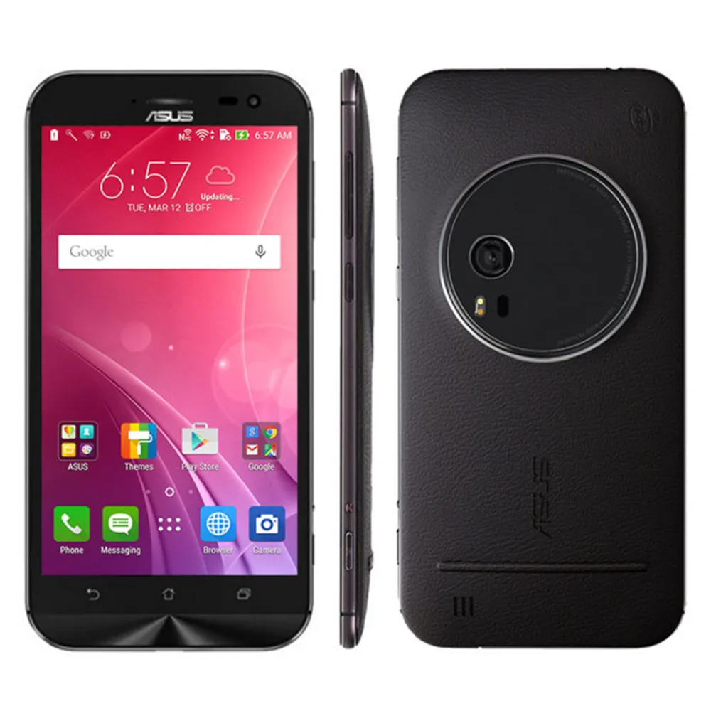 Оригинальный ASUS ZenFone Zoom ZX551ML 4G кожаный чехол Intel Atom Z3580 2 3 ГГц 4 Гб 64 5 дюймов
