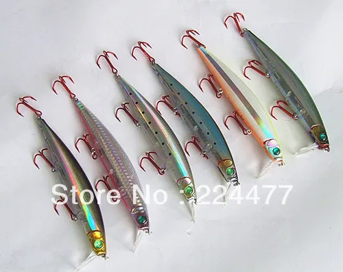  12.8cm 23.5g VMC Hook Fishing Lure Hard Bait Fishing Tackle Minnow Bait Lip Change Four Angle Funct