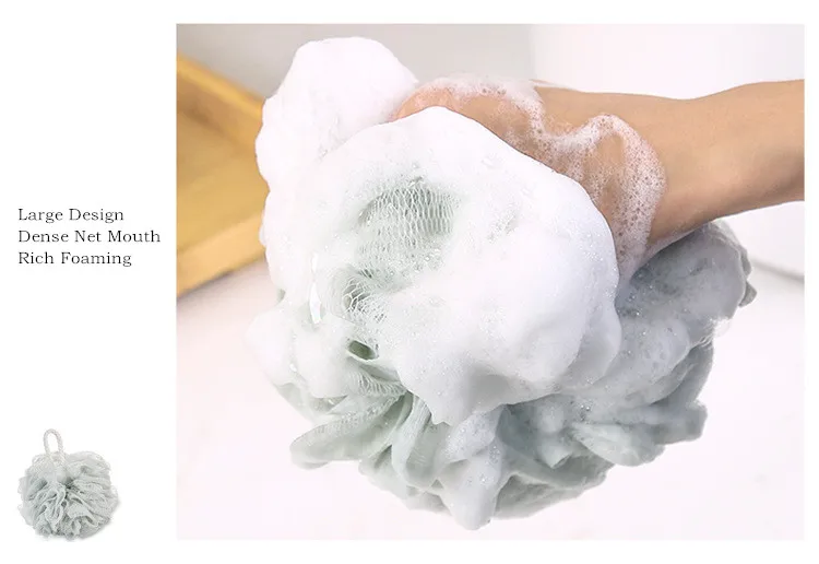 XZJJA чистый цвет сетчатый шар для ванны большая ванна цветок ванная пена инструменты для тела Wisp сухая кисть для отшелушивания оборудование для чистки