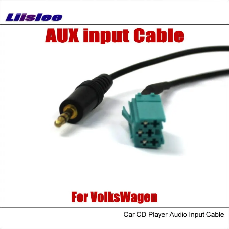 Liislee оригинальные вилки к AUX адаптеру 3 5 мм разъем для Volkswagen Car Audio Media кабель