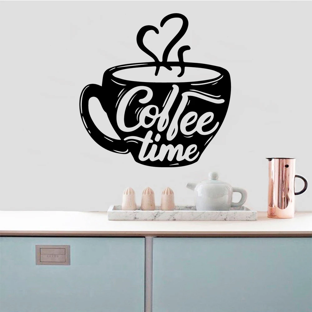 

Classic Coffee Waterproof Wall Stickers Wall Art Decor Waterproof Wall Decals Decoration Accessories Murals
