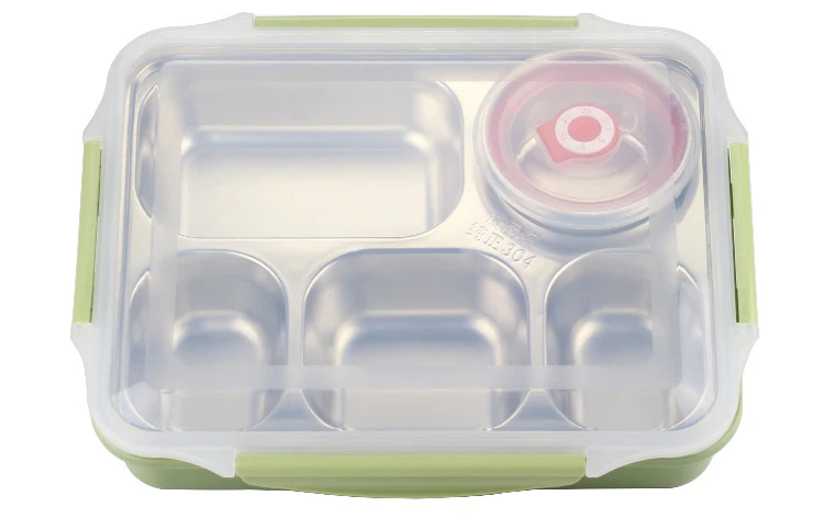 Ланч-бокс из нержавеющей стали Герметичный Большой Bento box контейнер для супа 5 комбайн для мужчин ts столовая посуда контейнер для еды для взрослых мужчин