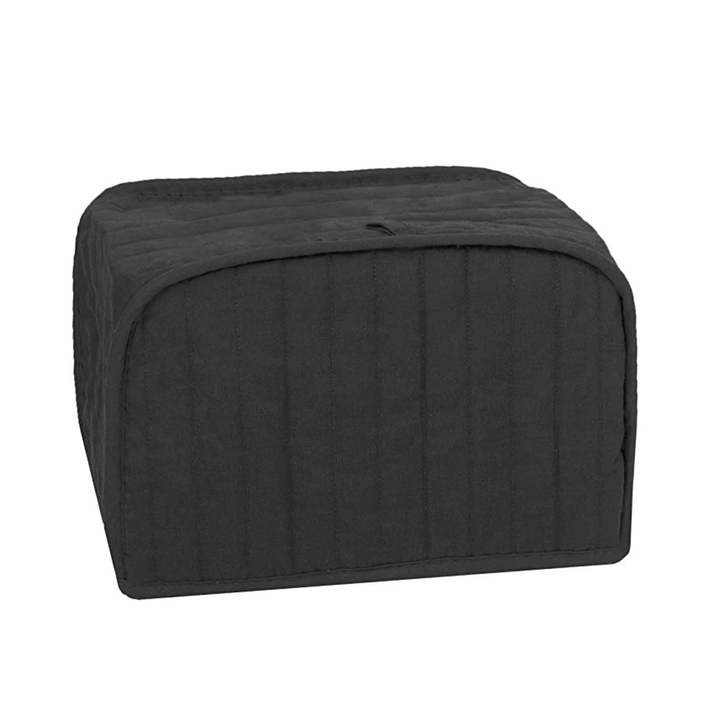 

Machine Washable Kitchen With Loop Dustproof Toaster Cover Quilted Protective Household Solid Thick Foldable Easy Storage Home