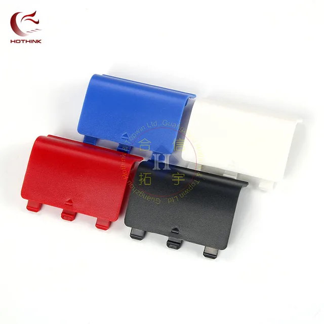 Best Offers HOTHINK 40pcs/lot New Replacement black battery cover cap door back shell case for xbox one controller xboxone gamepad