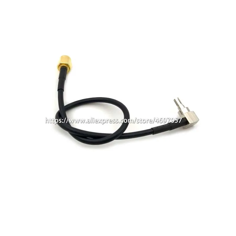 Кабель переходник со штекером SMA CRC9 для Wi Fi маршрутизатора RG174 15 см 20