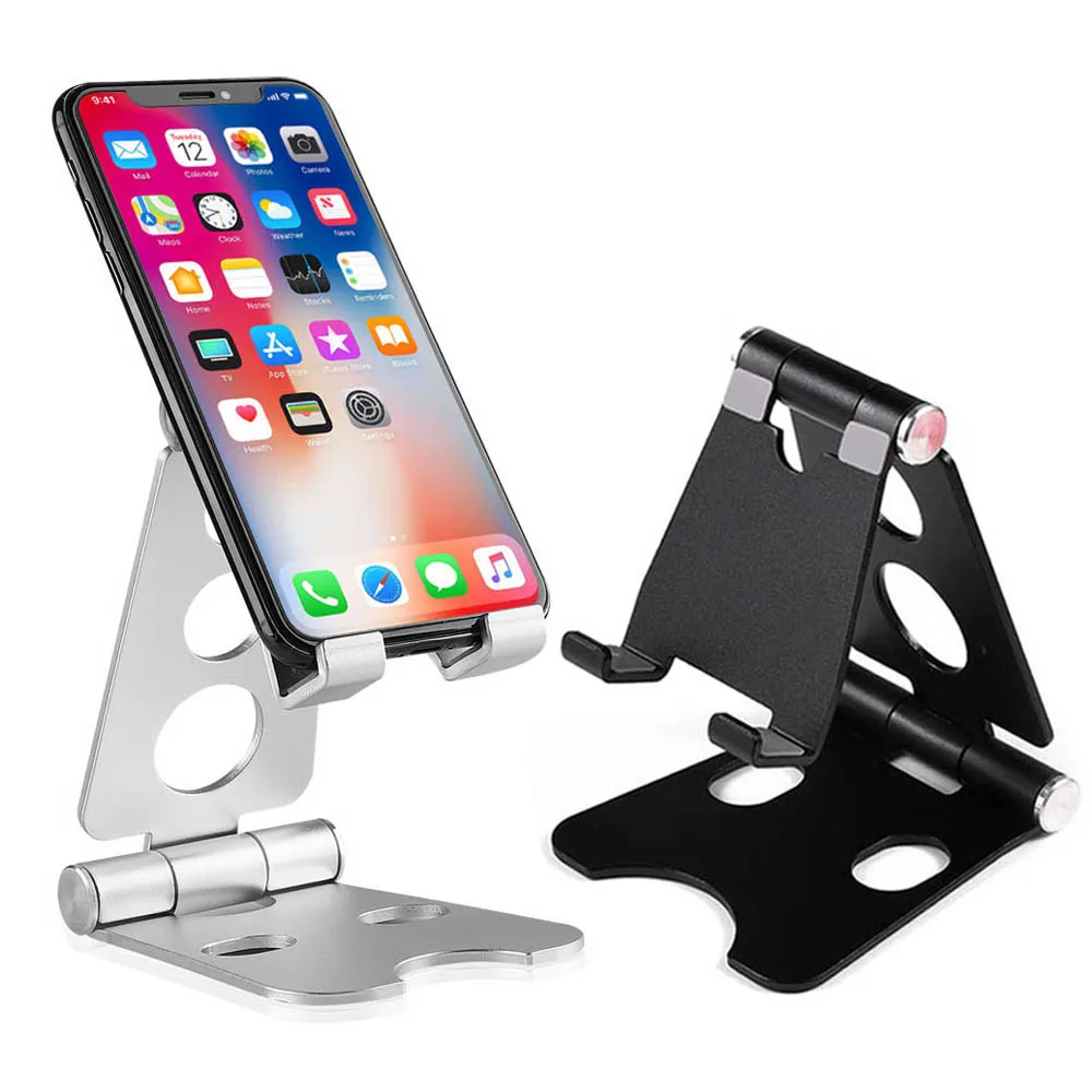 Luxury Multi angle Adjustable Phone Stand Desk Holder Aluminum Metal