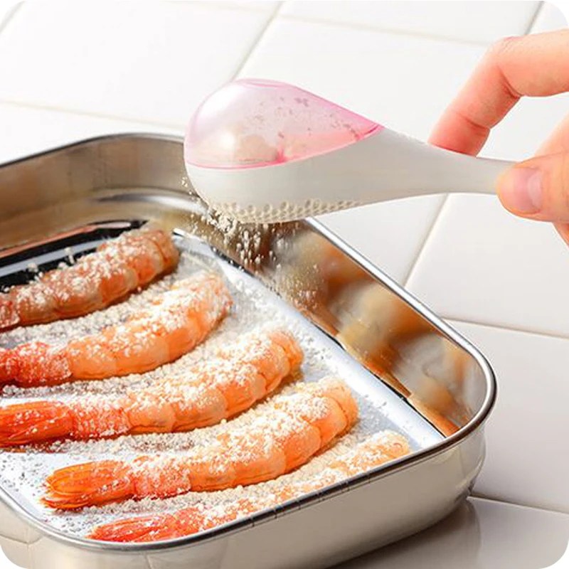 

Hollow small hole long handle spoon salt and pepper Seasoning Box Case spice sets for kitchen cruet sprinkle evenly