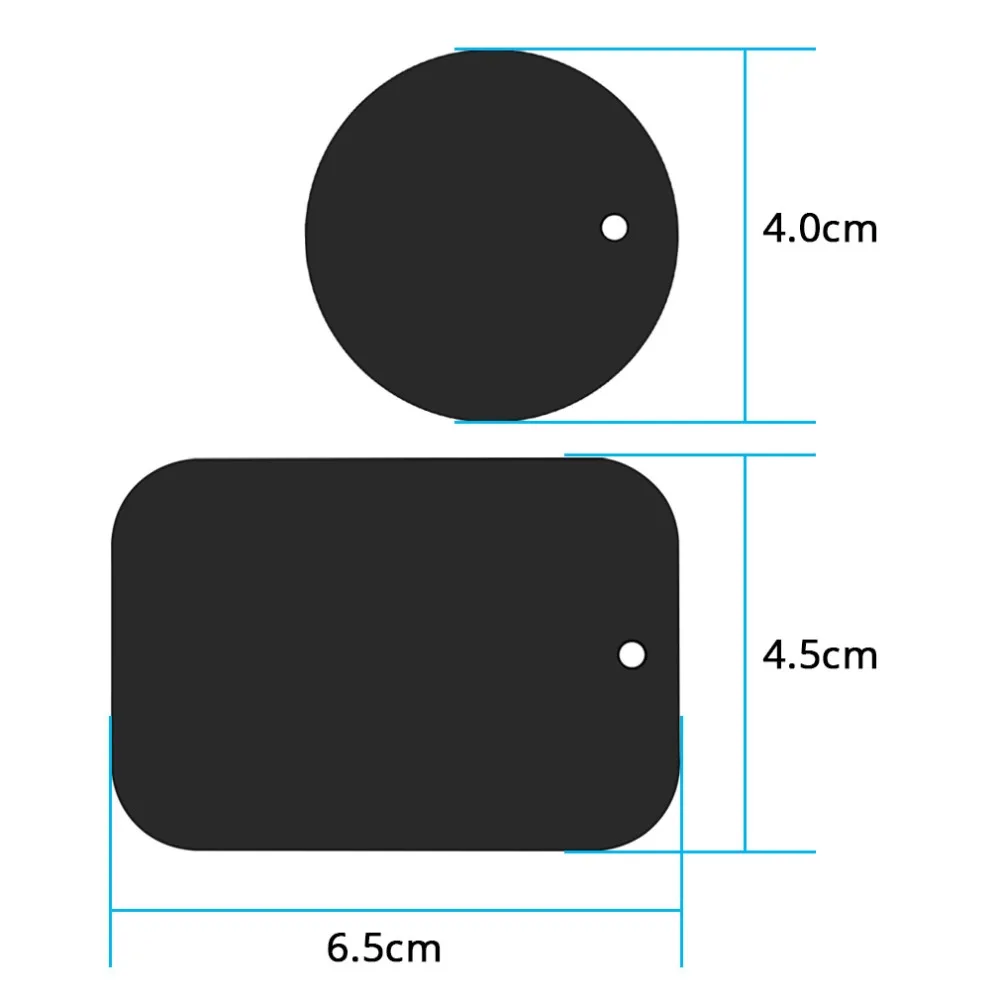 Автомобильный держатель для телефона, металлическая пластина, магнитная наклейка, подставка для телефона, магнитное крепление, металлическая пластина, железный лист, магнитный держатель для мобильного телефона в автомобиле