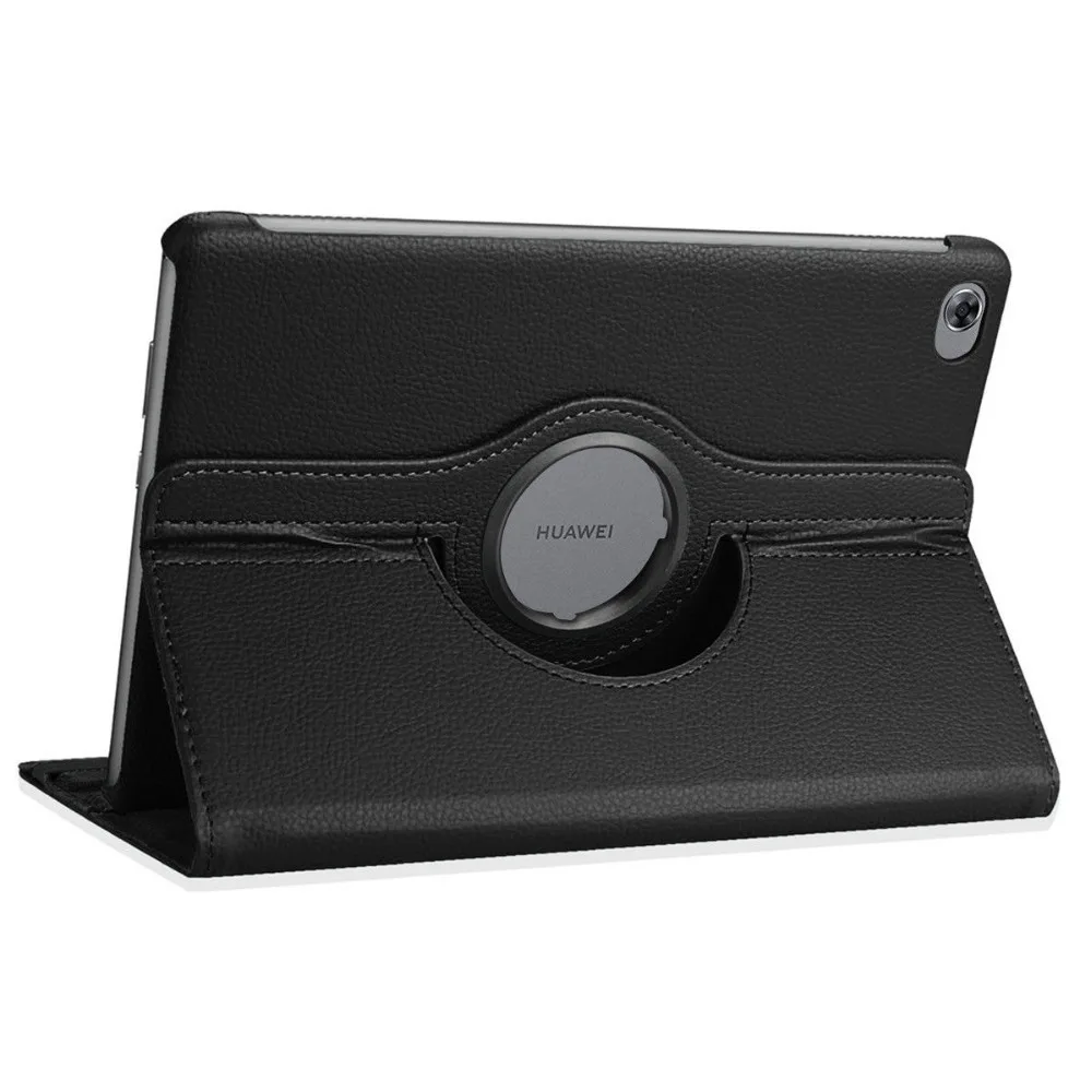 

Case for Huawei MediaPad M5 Lite 10 BAH2-W19/L09/W09 Pu Leather Smart Stand Cover for Media Pad M5 Lite 10.1"360 Rotating Case