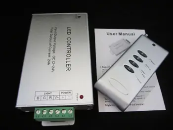 

DC12-24V 24A Battery Powered Wireless Remote Control w RGB LED Light Controller