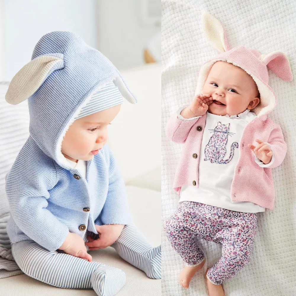 Pudcoco/одежда для малышей; теплые пальто для новорожденных; одежда для маленьких девочек и мальчиков; вязаный свитер; пальто; верхняя одежда
