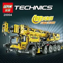 NEW LEPIN 20004 technic series 2606pcs Motor power mobile crane MK Model Building blocks Bricks Compatible Boys Gift