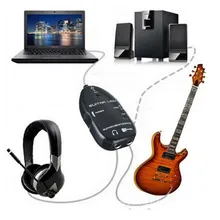 Легко подключи и играй Guitar Link к usb-интерфейсному кабелю для ПК и видеозаписи