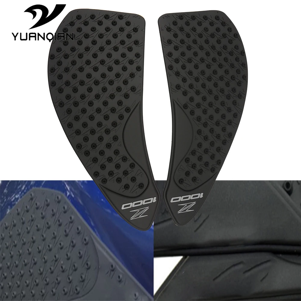 

For Kawasaki Z1000 2010 2011 2012 2013 Protector Anti slip Fiber Tank Pad tank Side Traction 3M Sticker