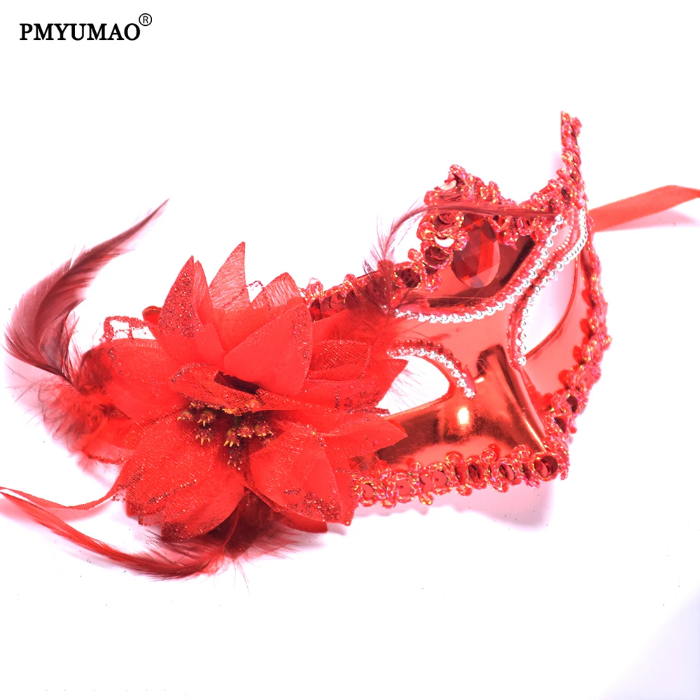 5pcs/lot Mask Lace Embroidered Face With Maid Headdress Masks