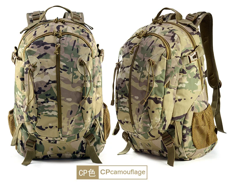 30L водонепроницаемый тактический Камуфляжный спортивный рюкзак для мужчин для путешествий на открытом воздухе Военная Мужская альпинистская походная сумка - Цвет: CP color