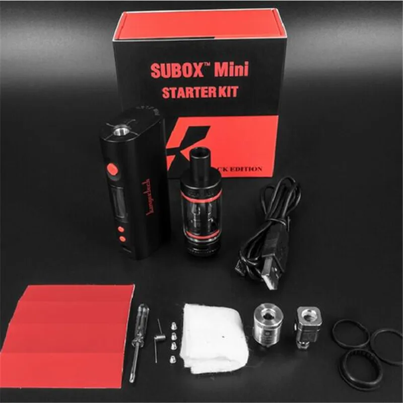 100% оригинал Kanger subox мини стартовый комплект 4 5 мл миниатюрный клиромайзер 50 Вт