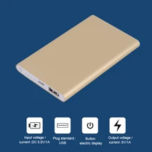 Super Mince 4000 mAh Externe Power Bank Mobile Téléphone Batterie Alimentation Chargeur Pour Téléphones Intelligents