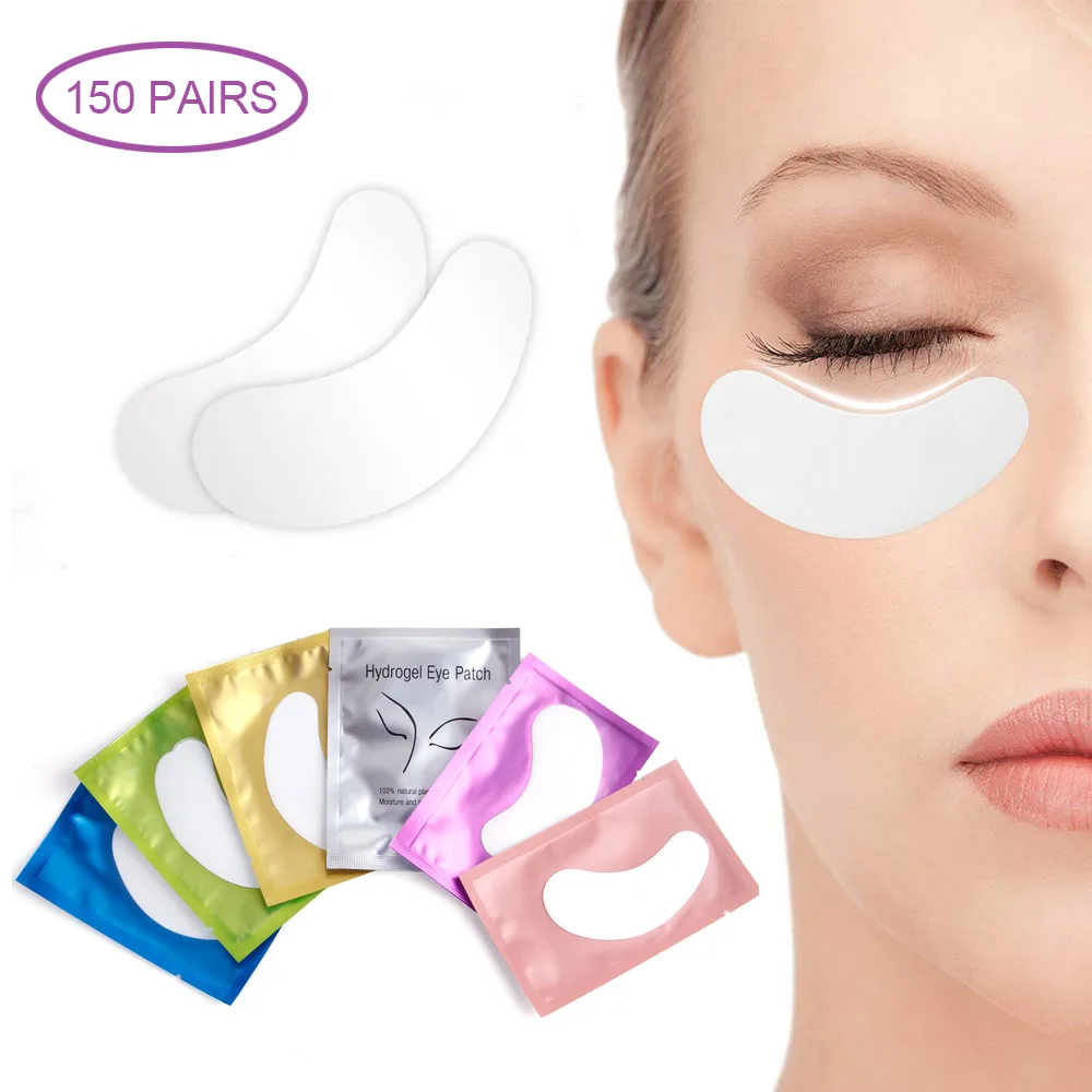 

50/150 Pairs Lint-free Pillows for Eyelash Extension Under Eye Lashes Pads Disposable Mixed Paper Patches Eyelashes Makeup Tools