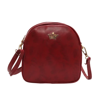 

New Women Bag Imperial Crown Women Messenger Bag Small Shell Shape Crossbody Bag Pu Leather Fashion Designer Handbag