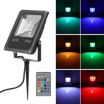 

Lemonbest 10W 20W Outdoor LED Garden Lawn led flood light waterproof IP65 Outdoor Light Floodlight projector EU/US/UK Plug