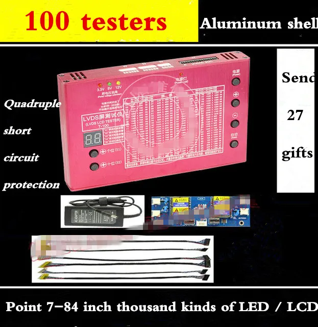 LED LCD Panel Tester Tool For TV Laptop Repair With Built in 100 Kinds