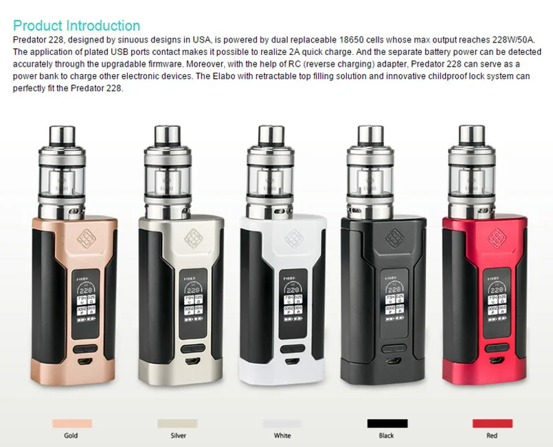 WISMEC Predator 228 комплект 228 Вт коробка мод красочный силиконовый чехол/крышка/рукав/кожа/анклаура/наклейка для WISMEC Predator 228 W