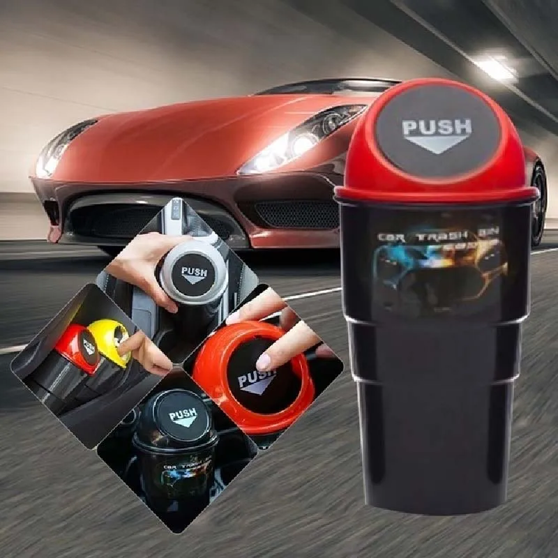 JUEFAN автомобильный мусорный ящик для хранения, мини тонкий автомобильный мусорный бак, мусорный бак для автомобиля, чехол для мусора, держатель для пыли(5 цветов на выбор