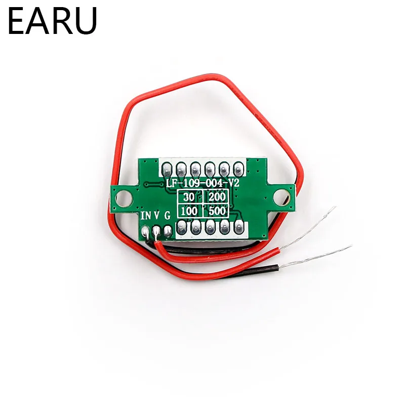 Красный светодиодный Дисплей Мини цифровой 4,5 v-30 v вольтметр тестер Напряжение Панель метр Вольтметр для электромобиля или мотоцикла автомобиля синий зеленый Лидер продаж