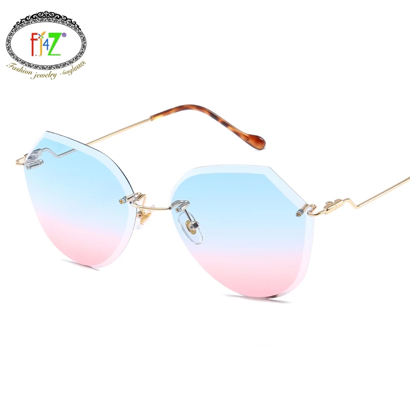 

F.J4Z Hot Unusual Brand Designer Cool High Quality Beautiful Gradual Sunglasses 6 Colors Lens Shades UV400