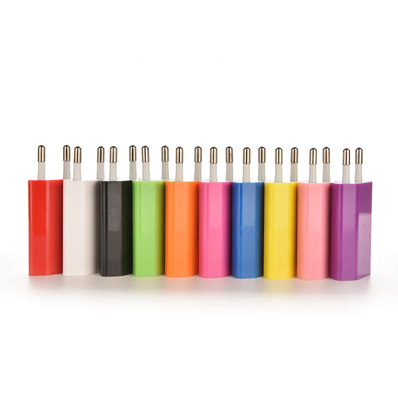 

1pcs 5V1A Universal High Quality EU Plug USB AC Travel Wall Charger Charging Power Adapter For iPhone and For Huawei Phone