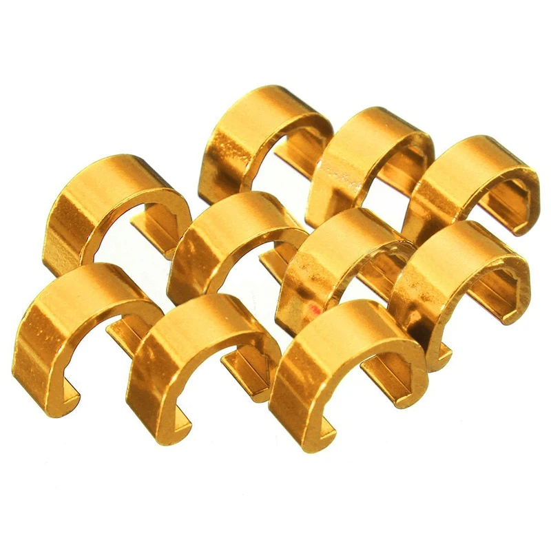 

10pcs MTB Bicycle Road Bike Brake Shift Cable Guides Housing Hose C-Clip Buckle