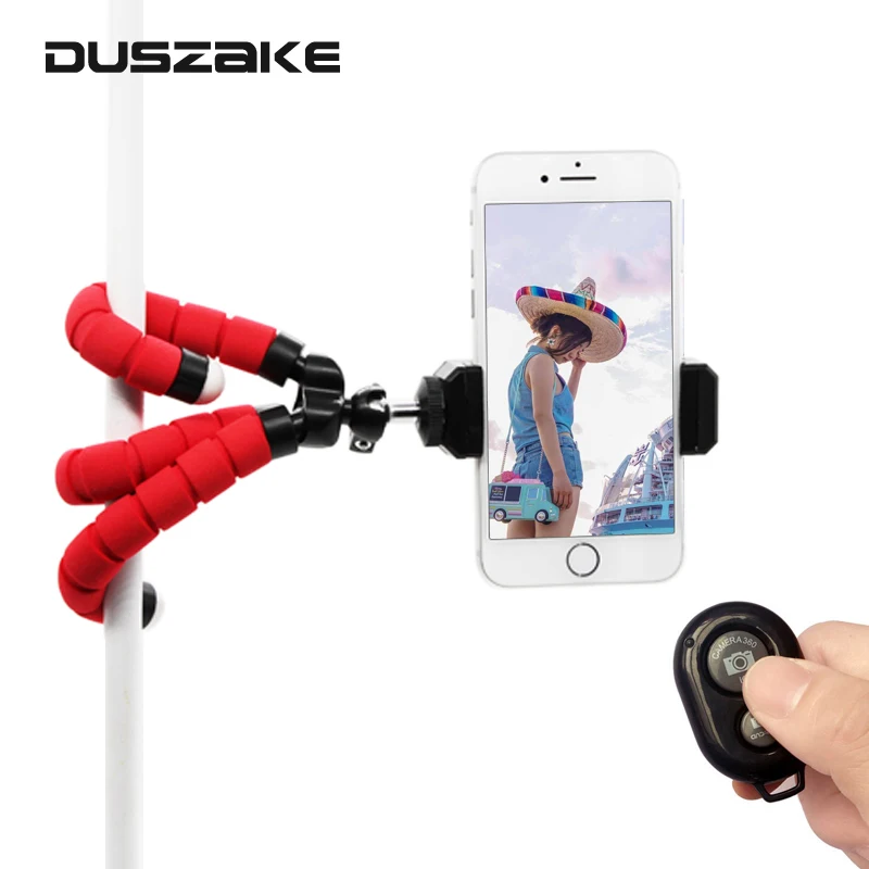DUSZAKE P17 Гибкий Настольный мини-штатив для мобильного телефона Трипод iPhone Xiaomi