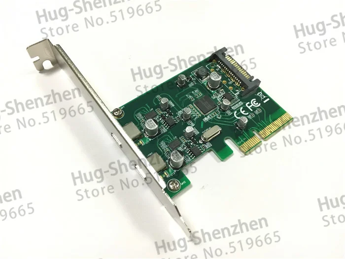 2 порта USB-C USB 3,1 type-C PCI express Card pci-e 4x к usb3.1 type C адаптер супер скорость для MAC PRO OSX 10,9-10,14