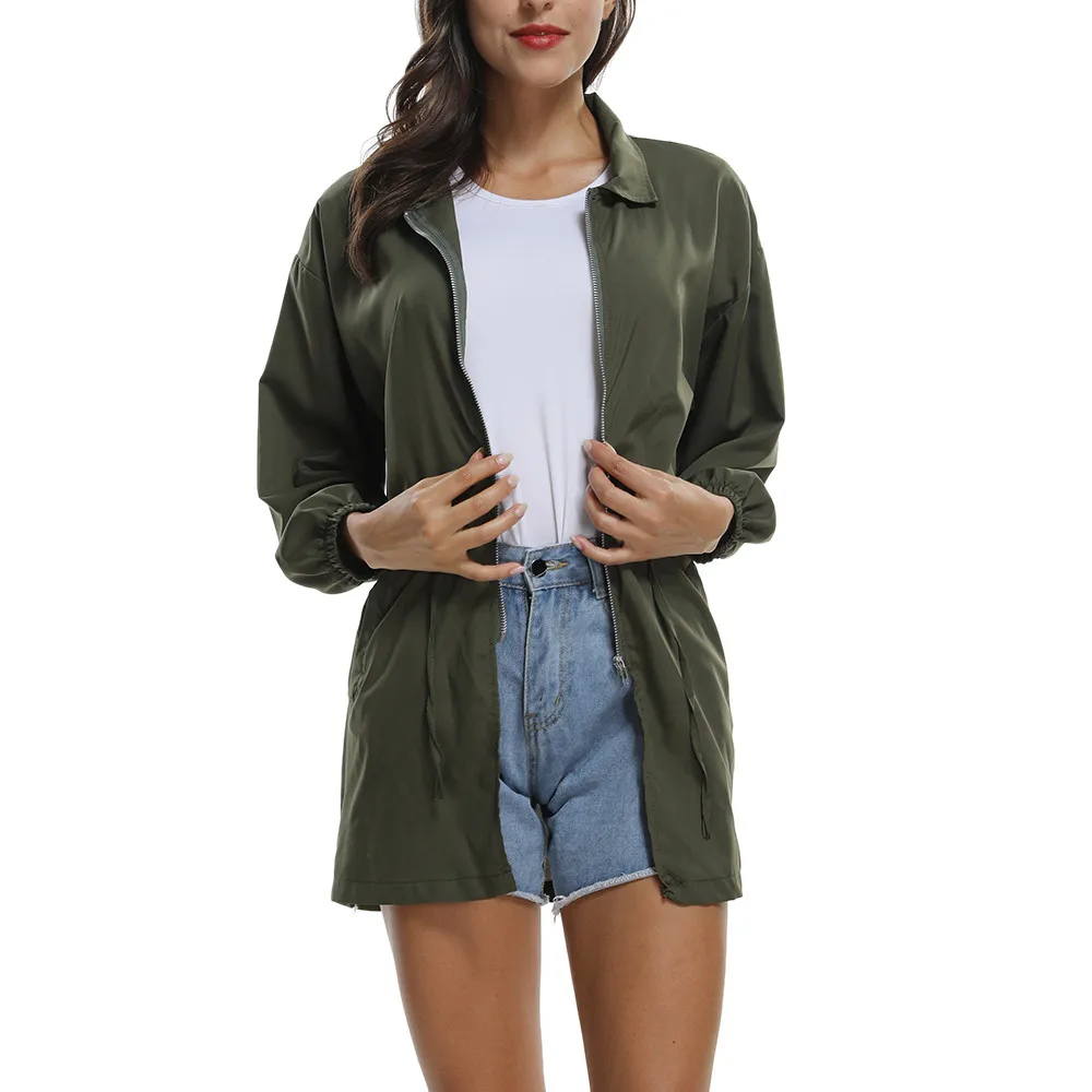 Des Tops Longues Imprimé Kimono Lâche Femelle Lettre Bas Manteau Le Femmes Vers Casual Green Cardigan Army Manches Muqgew À Veste 4OwFqv46